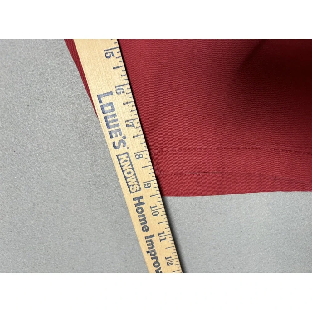 Joseph Abboud Men's Shorts 44 Faded Red Khaki Hemmed Khaki Chino Stretch #2736